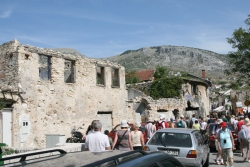 Ślady walki w Mostarze