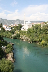 Rzeka Neretwa - widok z mostu