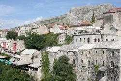 Mostar - widok na starówkę