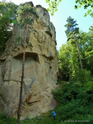 Leski Kamień - skałka