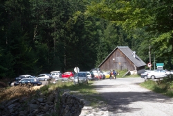 parking na czerwonym szlaku na śnieżnik